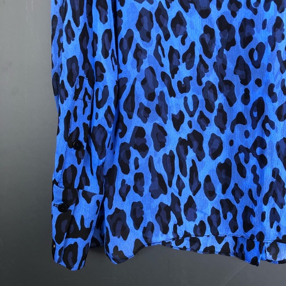 Diane Von Furstenberg silk leopard blouse - Picture 6 of 6